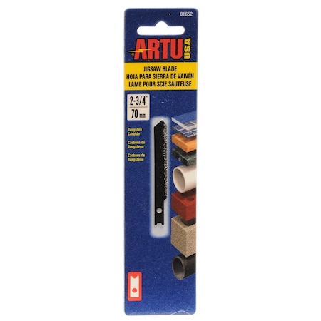 Artu Jigsaw Blade, U-Shank, 2-3/4" Grit 01652